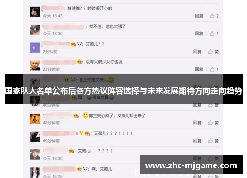 国家队大名单公布后各方热议阵容选择与未来发展期待方向走向趋势